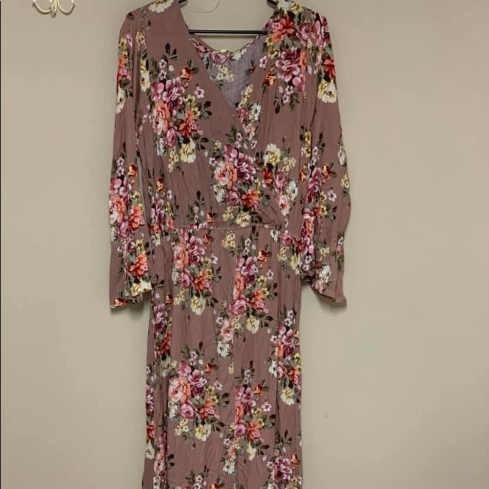 Mauve maxi dress